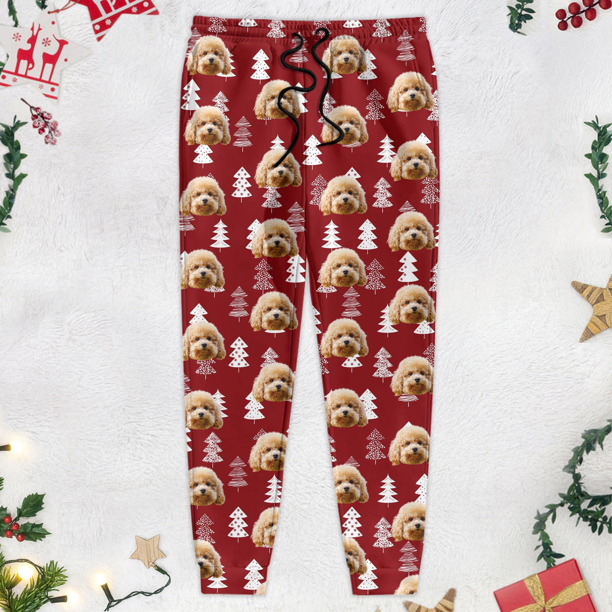 Custom Dog Photo Christmas Gift For Dog Lover Sweatpants TH10 892023