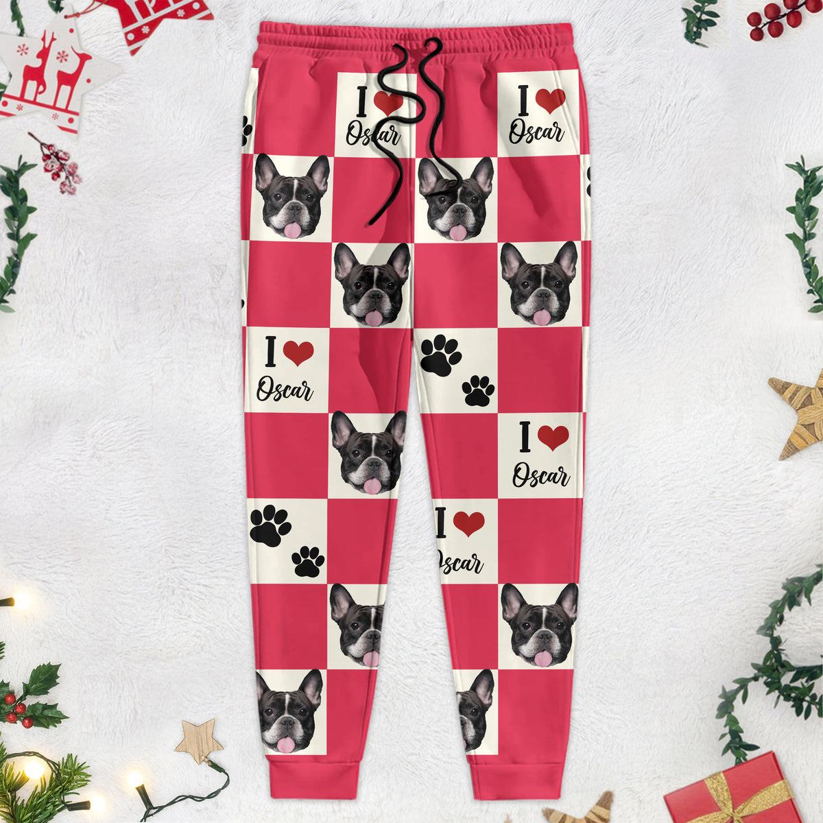 Custom Photo I Love My Dog Cat Sweatpants Gift For Pet Lovers HA75 892606