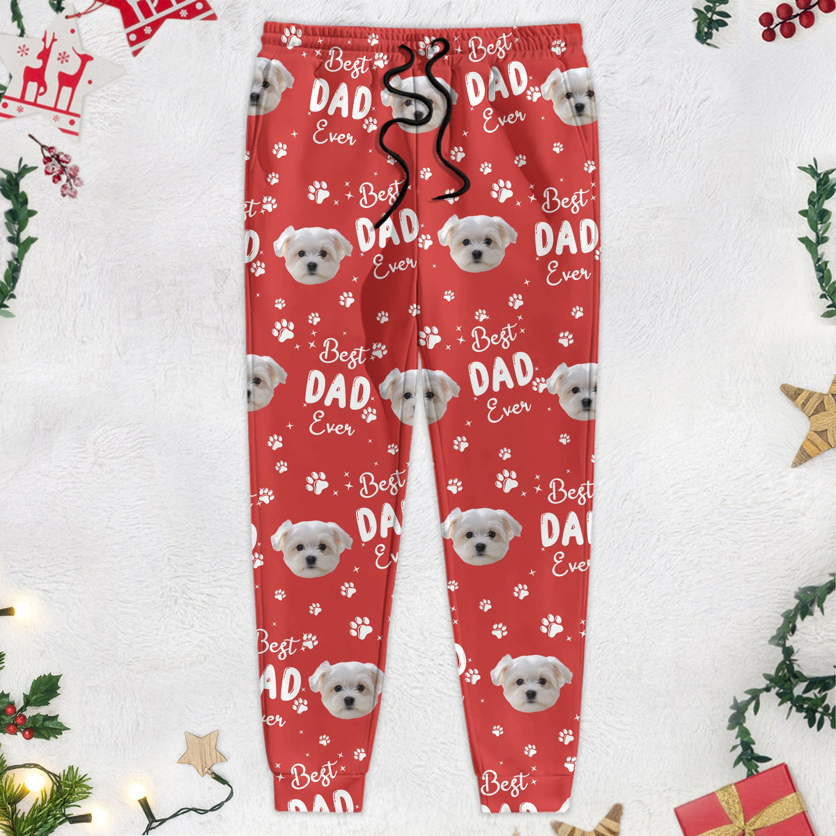 Custom Funny Face Best Dad Ever Sweatpants For Family LM32 893619