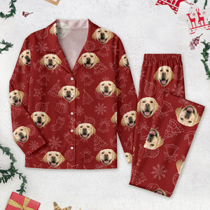 Custom Dog Photo Christmas Pajamas Christmas Gift For Pet Lovers CH07 896130