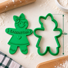 Personalized Gingerbread Name Family Gift Ginger Cookie Stamp LM32 897423