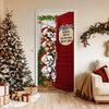 Personalized Santa Dog No Need To Knock Christmas Decoration Door Cover LM32 895659
