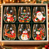 Personalized Santa Snowman Christmas Stemless Wine Glass Gift For Family CH07 180972
