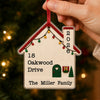 Custom New Home Christmas Acrylic Ornament for Housewarming Gifts for New Home Address LM32 669703