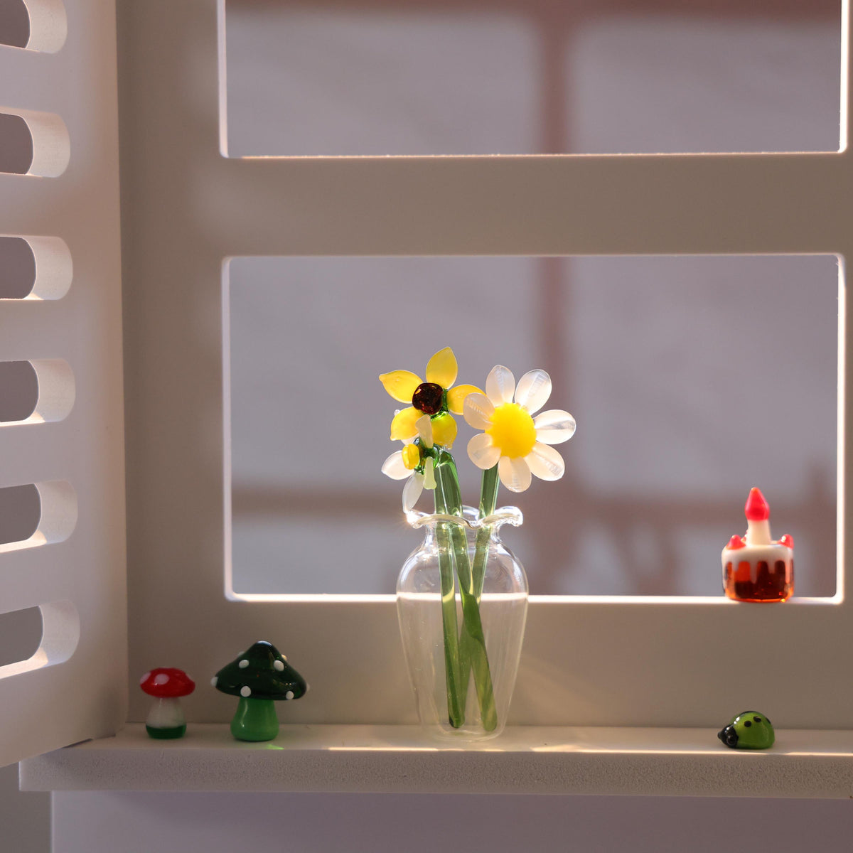 Personalized Stained Bouquet Glass Birth Month Flower - Christmas Gift for Mom/Grandma, Home Decor, Birth Flower LM32 897363