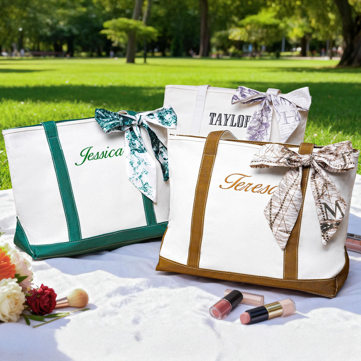 Custom Name Monogram Beach Bag - Summer Gift For Women, Mother's Day, Wife, Girlfriend HO82 902000