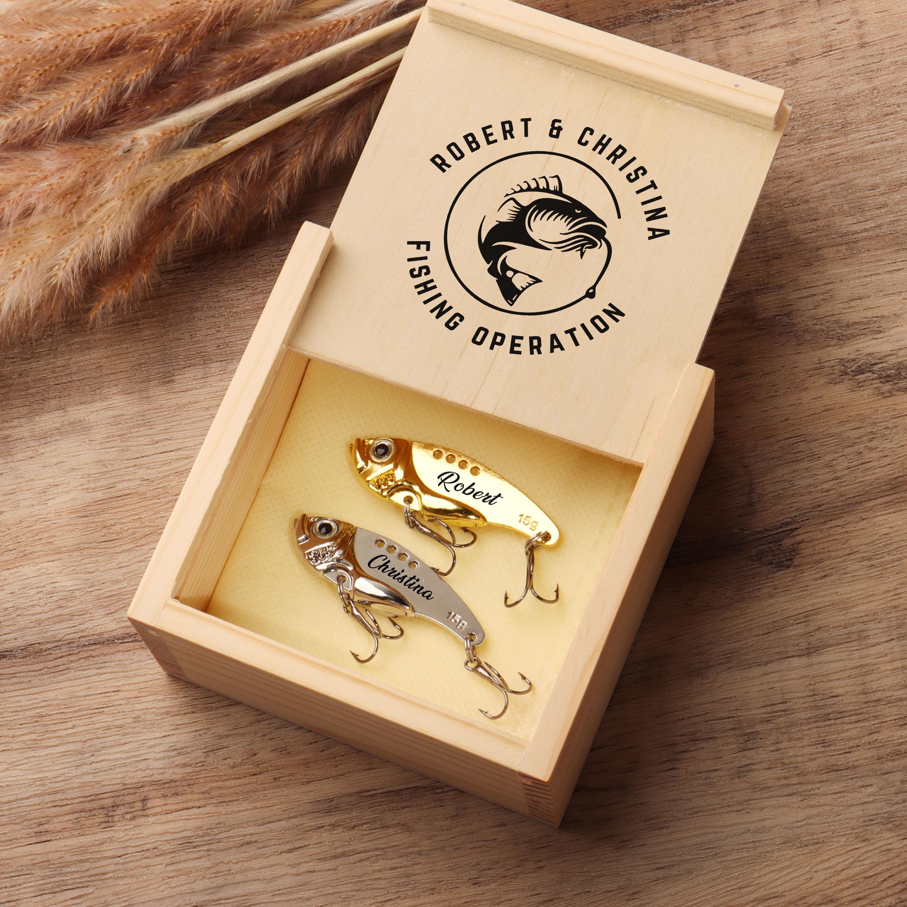 Personalized Name Engraved Fishing Lure, Fishing Gifts, Father's Day Gift