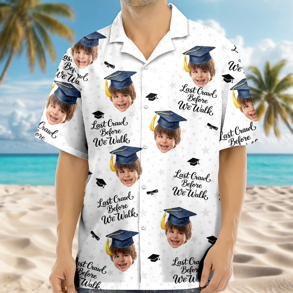 Custom Photo Look Who's Graduated Hawaii Shirt Graduation Gift HA75 921222