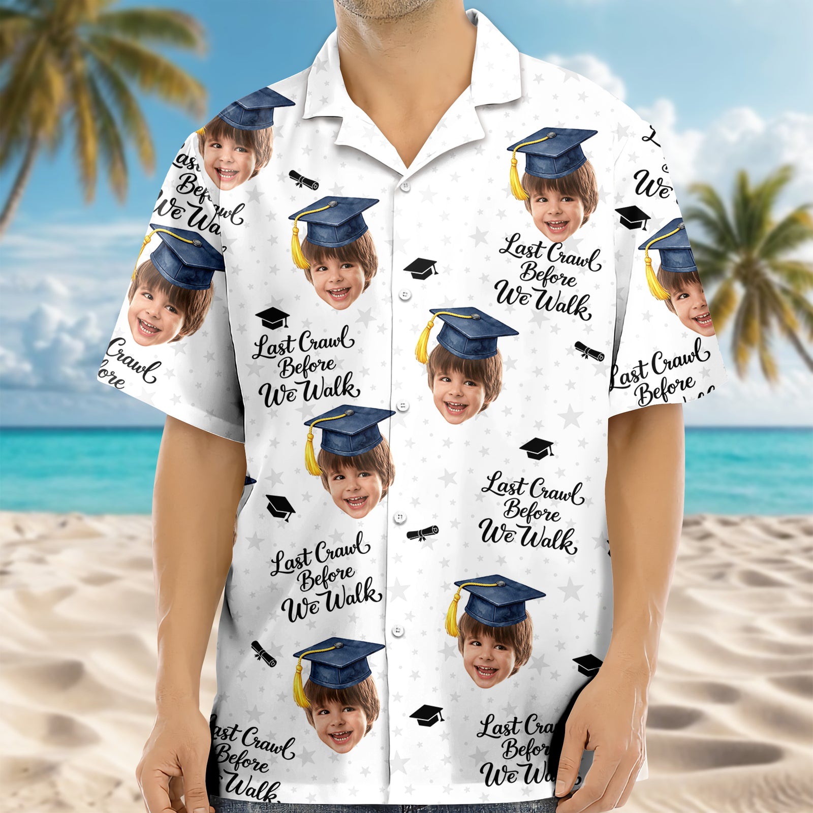 Custom Photo Look Who's Graduated Hawaii Shirt Graduation Gift HA75 921222