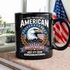 American 250 Years Independence Eagle - July 4th 2026 Black Mug LM32 895249