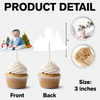 Custom Photo Cute Baby Christmas Cupcake Topper CH07 899770