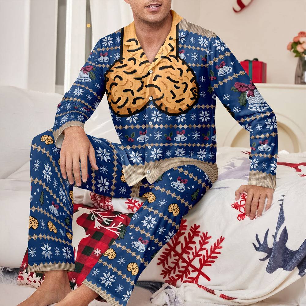 Personalized Funny Cock Christmas Pajamas Gift for Him Her TH10 171153