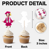 Custom Photo Graduation Gift - Personalized Cupcake topper, Class Of 2026, High School Graduation Gift, Photo Portrait Cupcake Topper HO82 901398