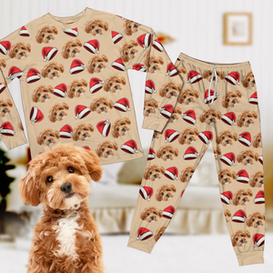 Custom Photo Dog, Cat Face Gift For Dog, Cat Lovers Sleepwear HA75 891226