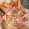 Personalized Our First Christmas As Acrylic Ornament Couple Christmas Gift LM32 670007
