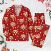 Custom Dog Cat Face Christmas Pajamas, Funny Holiday Outfit For Pet Owners LM32 670109
