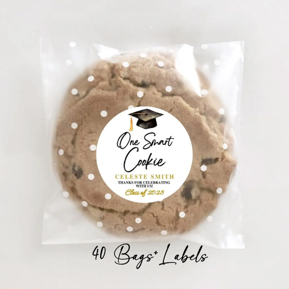 One Smart Cookie 2026 Graduation Labels & Bags HO82 902234