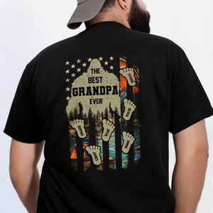 Personalized Camo Flag Dadsquatch Shirt CH07 895878