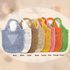 Custom Initials Beach Straw Bag - Summer Gift For Women, Mother's Day, Wife, Girlfriend HO82 902040