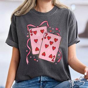 Coquette Funny Playing Cards Valentine 6 7  Six Seven Comfort Shirt LM32 897561