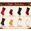 Personalized Velvet Christmas Stockings, Holiday Decorations, Christmas Gift LM32 670271