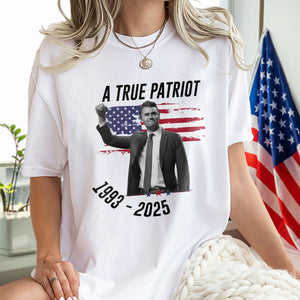 Charlie Kirk - A True Patriot Bright Shirt LM32 65437