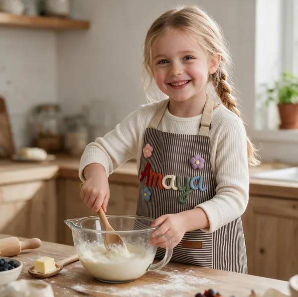 Personalized Cooking and Painting Apron With Pocket - Family Aprons, Birthday Gift HO82 904292