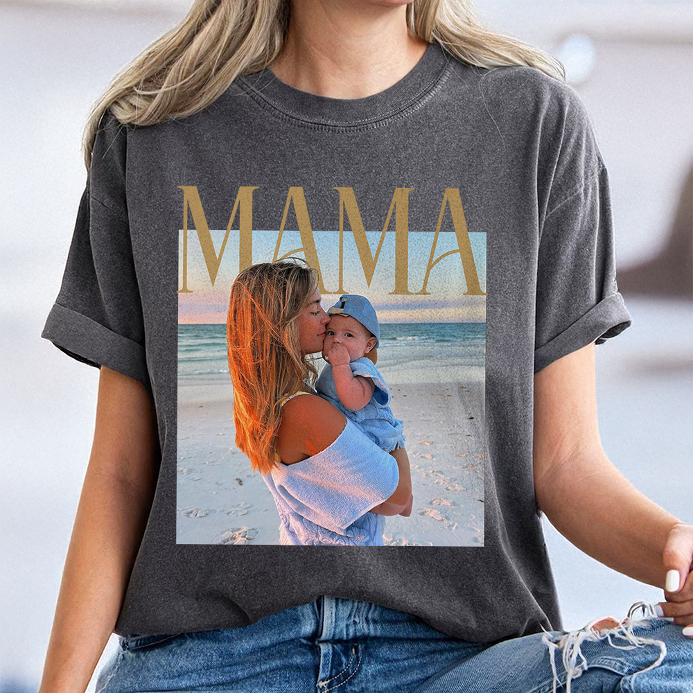 Custom Photo Mom Comfort Shirt Gift For Mother's Day LM32 899187