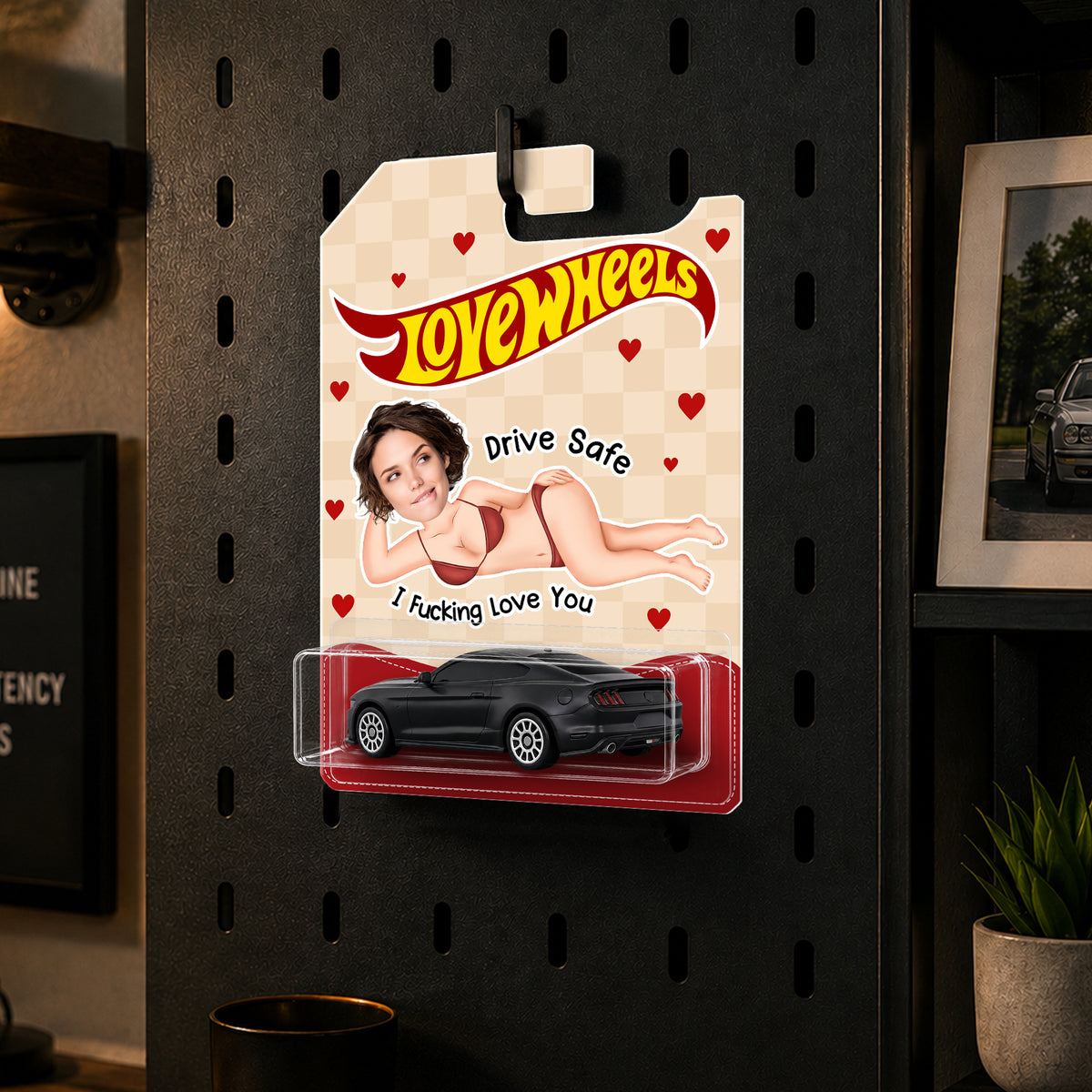 Custom Photo Drive Safe I F*cking Love You Wheels - Funny Gifts For Husband, Wife HO82 903894