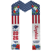 Personalized Amerian Flag Class of 2026 Graduation Stoles HA75 920830