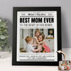 Custom Photo Best Mom Ever  To The Heart Of Our Homes Picture Frame Mother's Day Gift HA75 920680