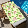 Custom Photo Fruits Beach Towel With Name, Vacation Gift CH07 895820