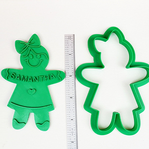 Personalized Gingerbread Name Family Gift Ginger Cookie Stamp LM32 897423