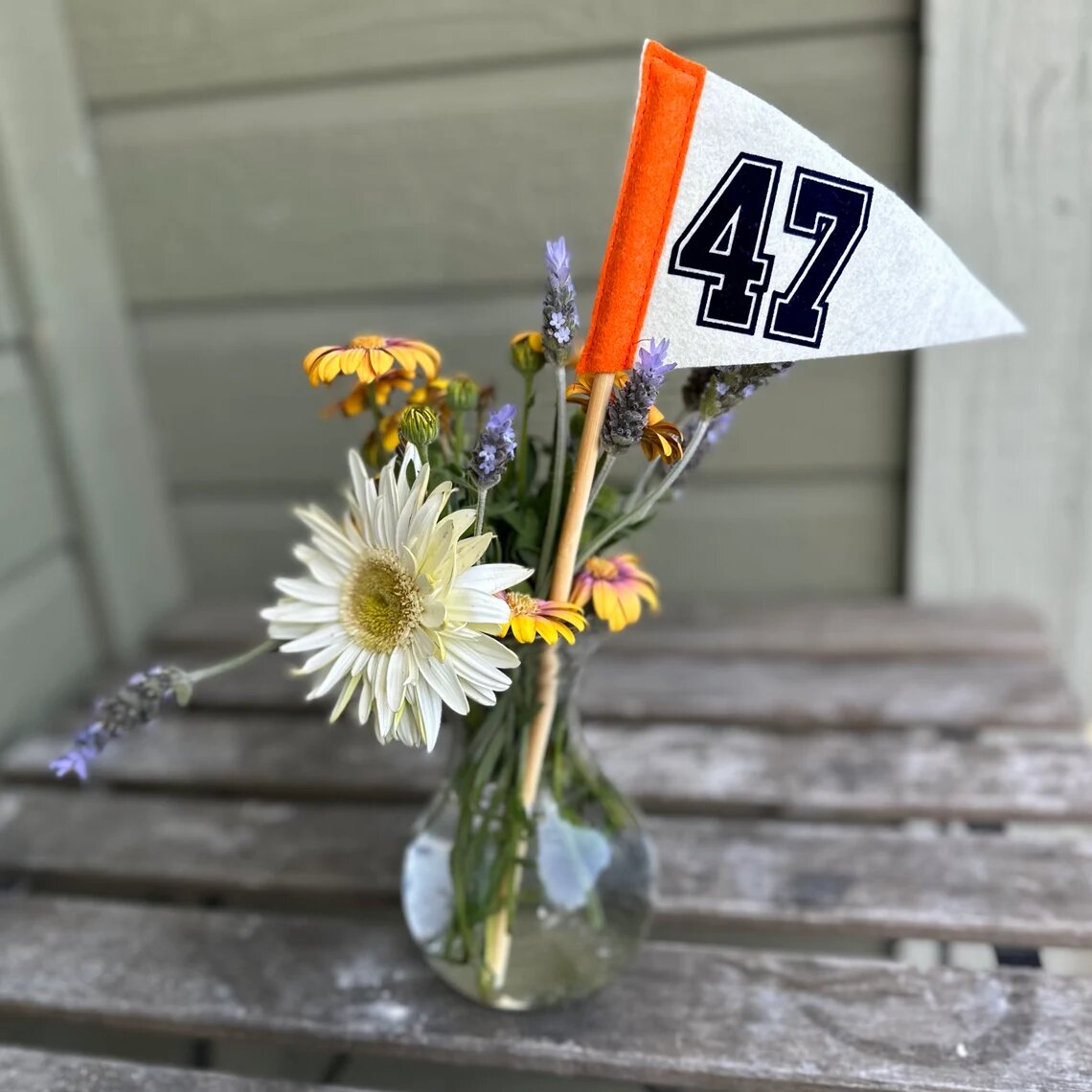 Custom Name Class Of 2026 Congrats Grad Mini Pennant - Graduation Party Centerpiece LM32 899293