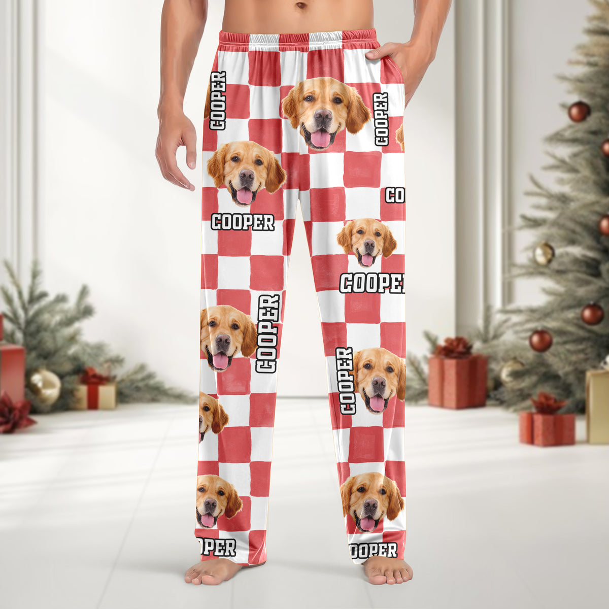 Custom Photo Name Dog Cat Sweatpants Gift For Pet Lovers HA75 921726