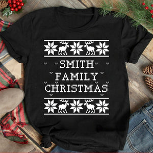 Custom Family Name Christmas Sweatshirt Personalized Gift HO82 893026