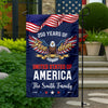 Custom Family Name 250 Years of Freedom Eagle USA 1776–2026 Garden Flag HO82 902210
