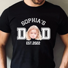 Custom Kid Photo Dad Mom EST Dark Shirt Family Gift CH07 895994