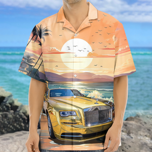 Custom Photo Sunset Hawaii Shirt For Car Lover TH10 892633