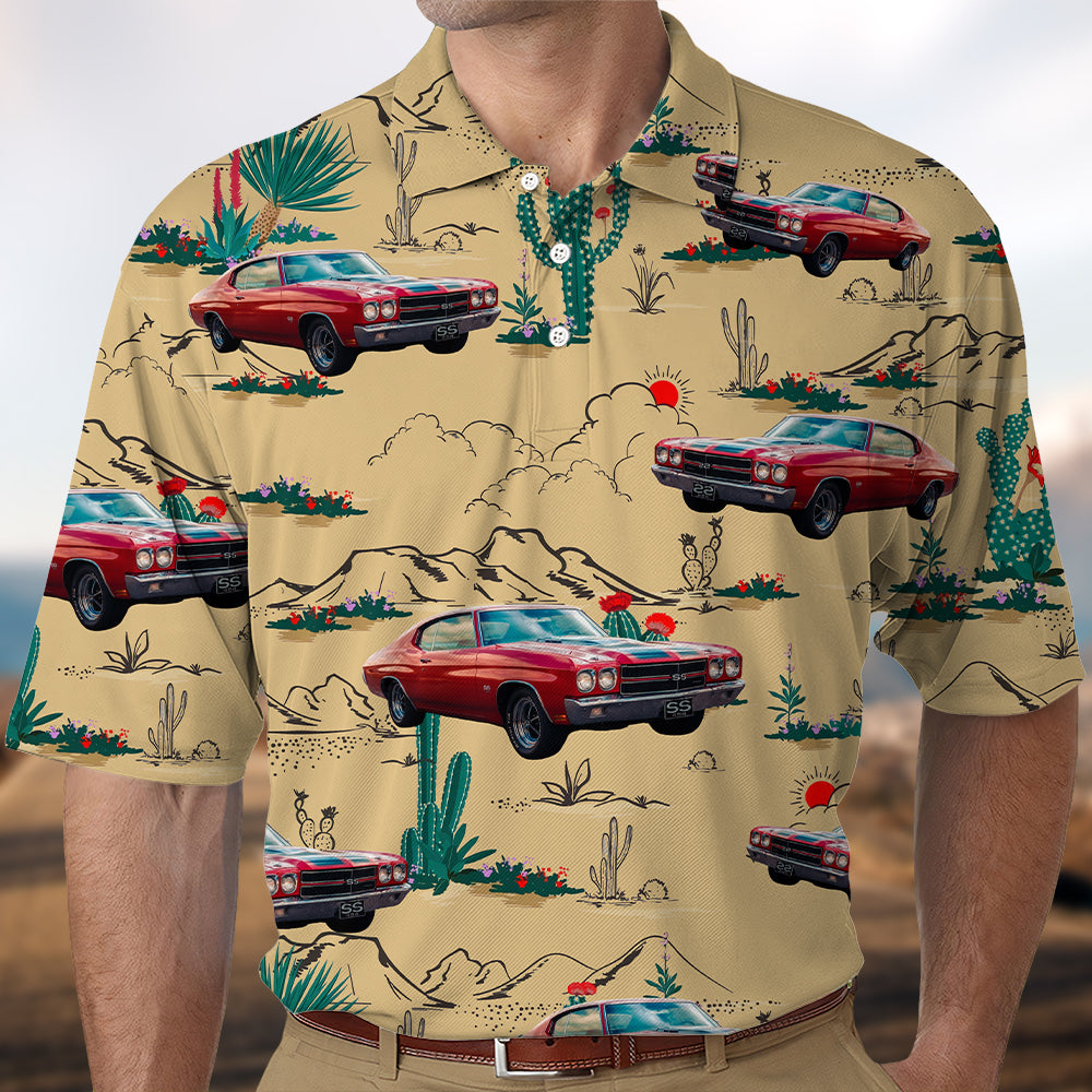 Custom Photo Route 66 For Car Lover Polo Shirt CH07 895806