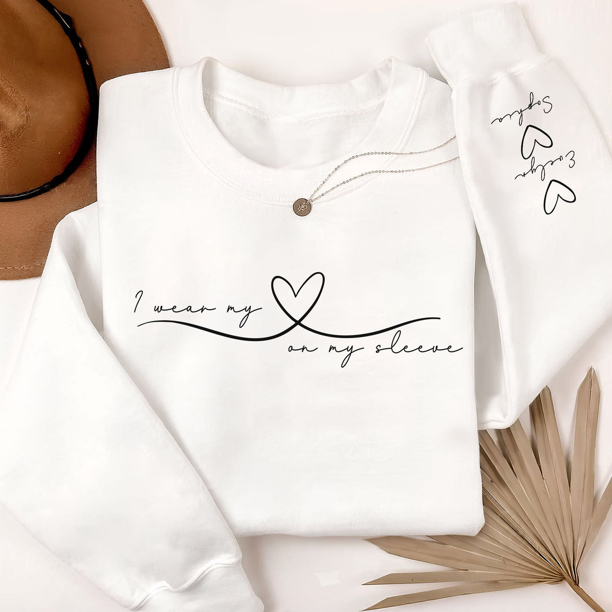 Personalized I Wear My Heart On My Sleeve Gift For Mom LM32 899093