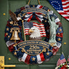 Custom Family Name America 250th Anniversary 1776-2026 Patriotic Semiquincentennial Doorsign HA75 920746