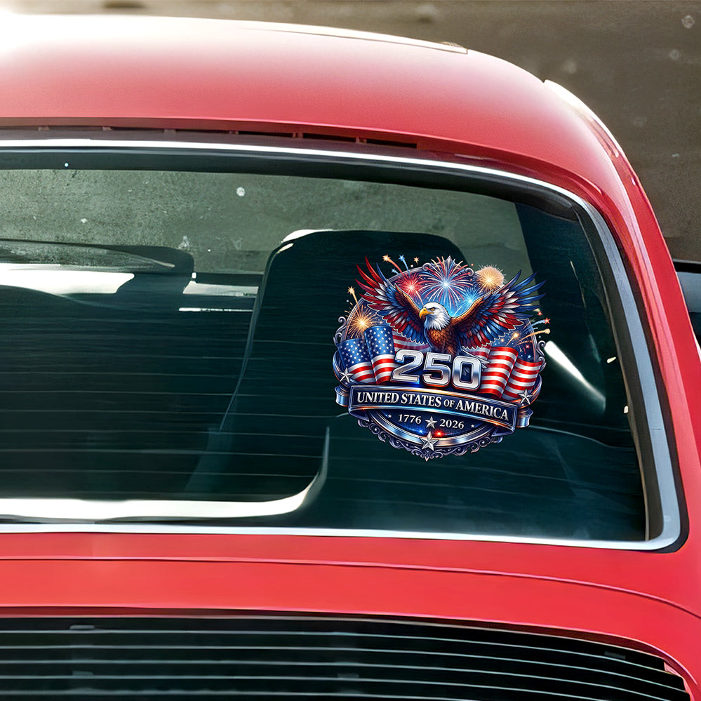 250 United State of America 1776 - 2026 Car Window Decal Sticker HO82 901380