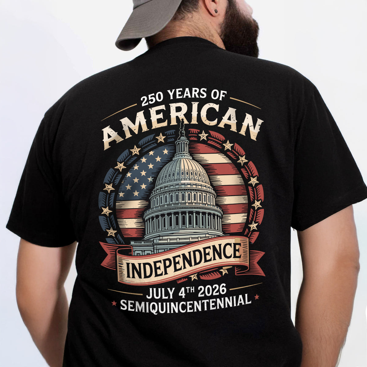 250 Years Of America Back Shirt TH10 894653
