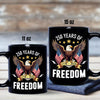 America Eagles 250 Years Of Freedom Black Mug LM32 895211