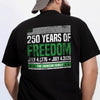 Custom Family Name 250 Years Of Freedom 1776-2026 Back Dark Shirt LM32 895307