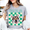 Custom Photo Dog & Cat Portrait Bright Shirt with Pet Name, Retro Vintage Pet Lover Gift TH10 170373