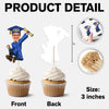 Custom Funny Face Class of 2026 Cupcake Toppers for Graduation Party HO82 901348