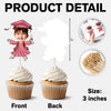 Custom Kids Face Class of 2026 Graduation Decoration Funny Cupcake Toppers LM32 893289