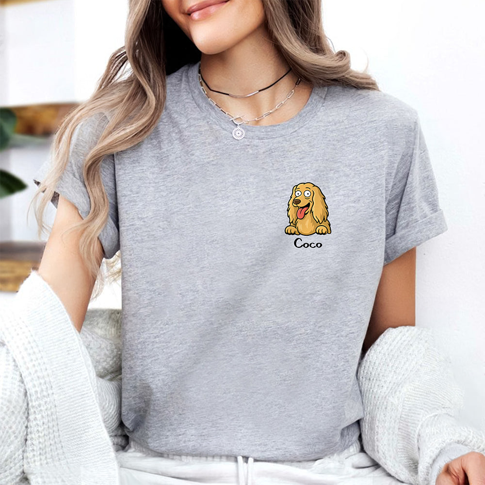 Custom Dog Name Personalized Shirt Gift for Dog Dad Dog Mom CH07 895628